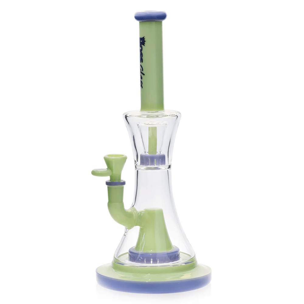 12” H514 - Two - Tone Bubbler (5mm) Hoss Glass Bongs Canada