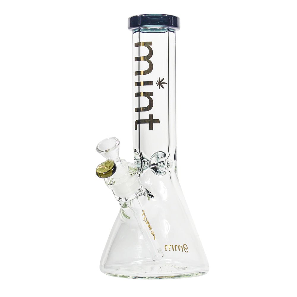12” Mint Thicc Chick (9mm) - Grey simple Mint Glass Bongs Canada