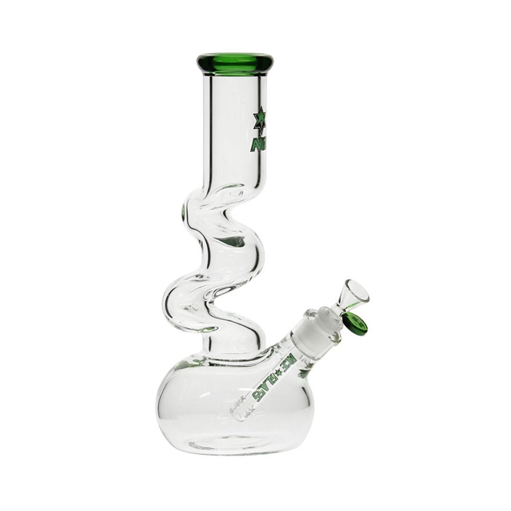 12" NG XY576 Round Base Zong Bong Nice Glass Bongs Canada