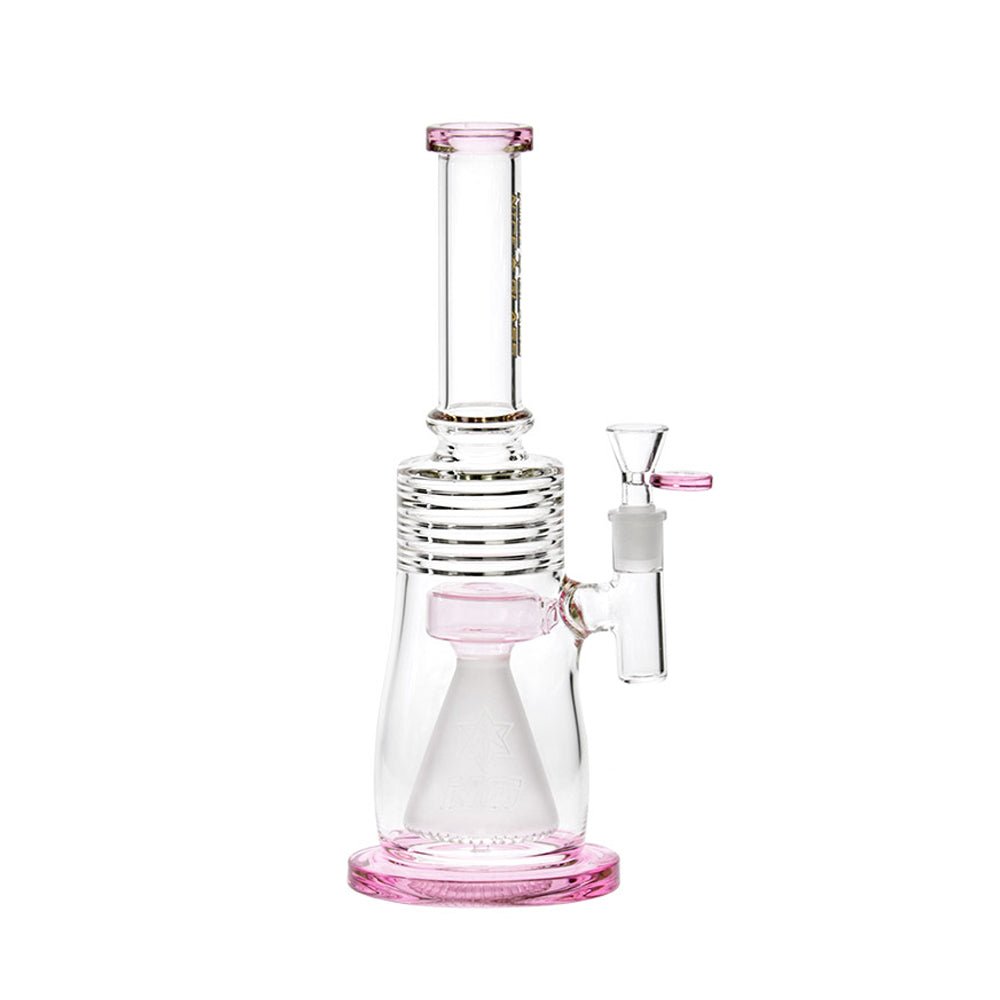 12" Nice Glass S385 Frosted Cone Percolator Straight Tube Bong Nice Glass Bongs Canada