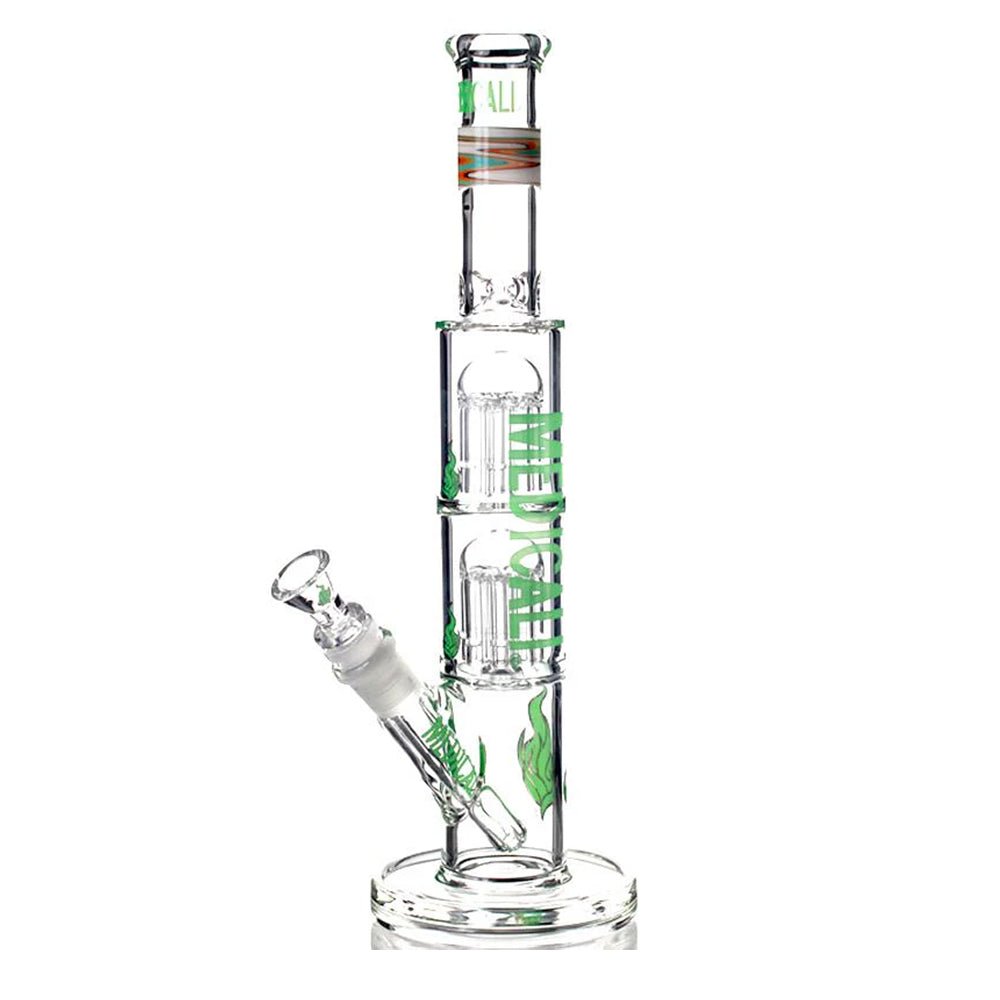 13" Medicali Double Stack 8 Tree Straight (5mm) Medicali Bongs Canada