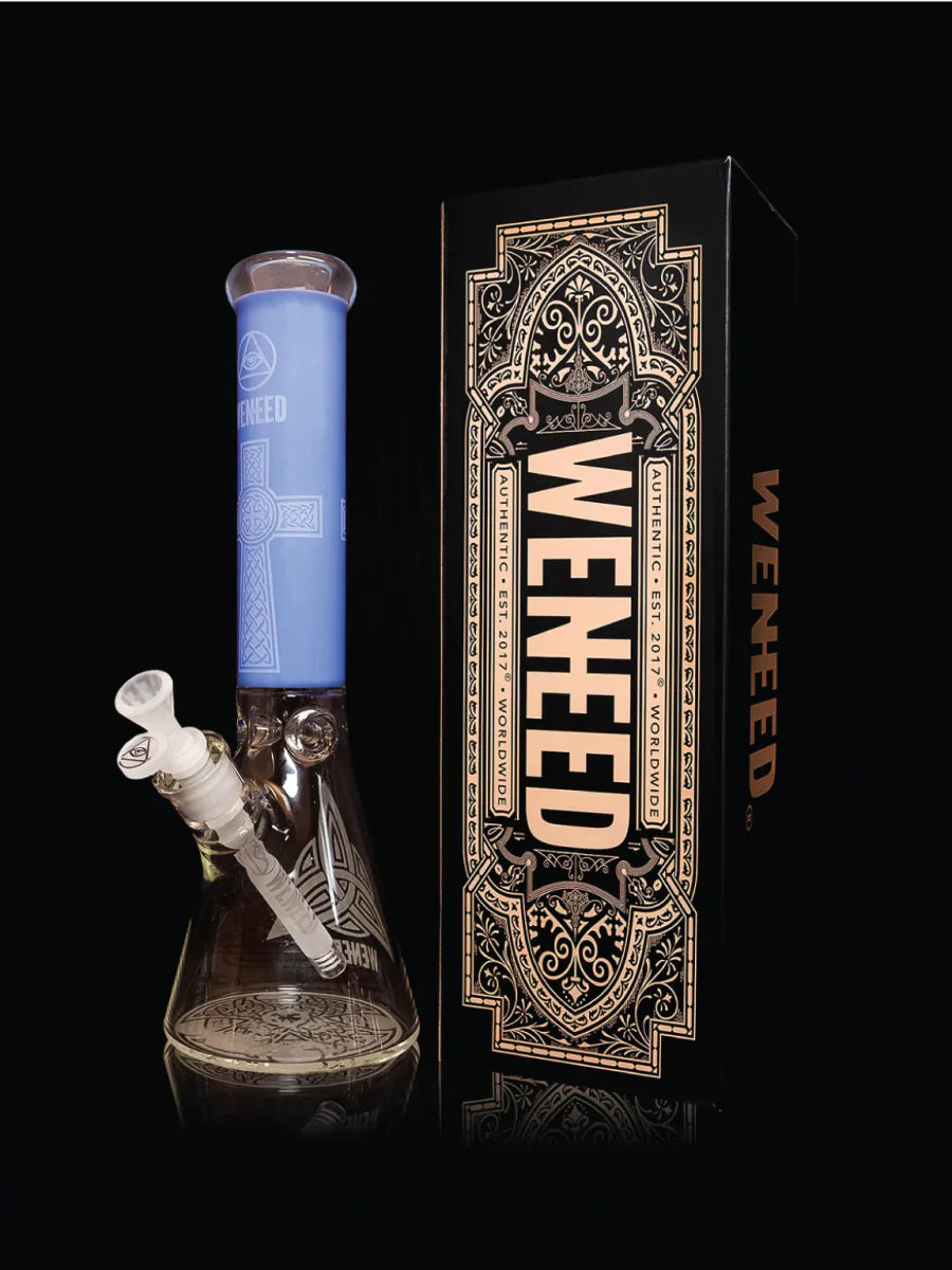 14" Diamond Crucifix Beaker (7mm) simple WENEED Bongs Canada