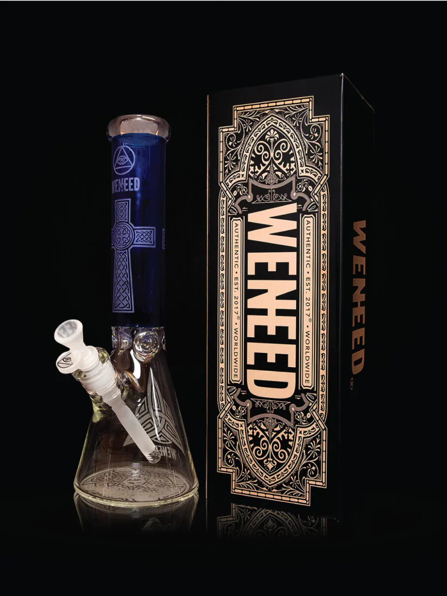 14" Diamond Crucifix Beaker (7mm) simple WENEED Bongs Canada