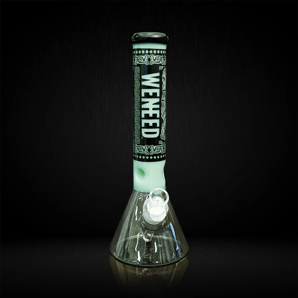 14" Frosted Aztec (7mm) WENEED Bongs Canada