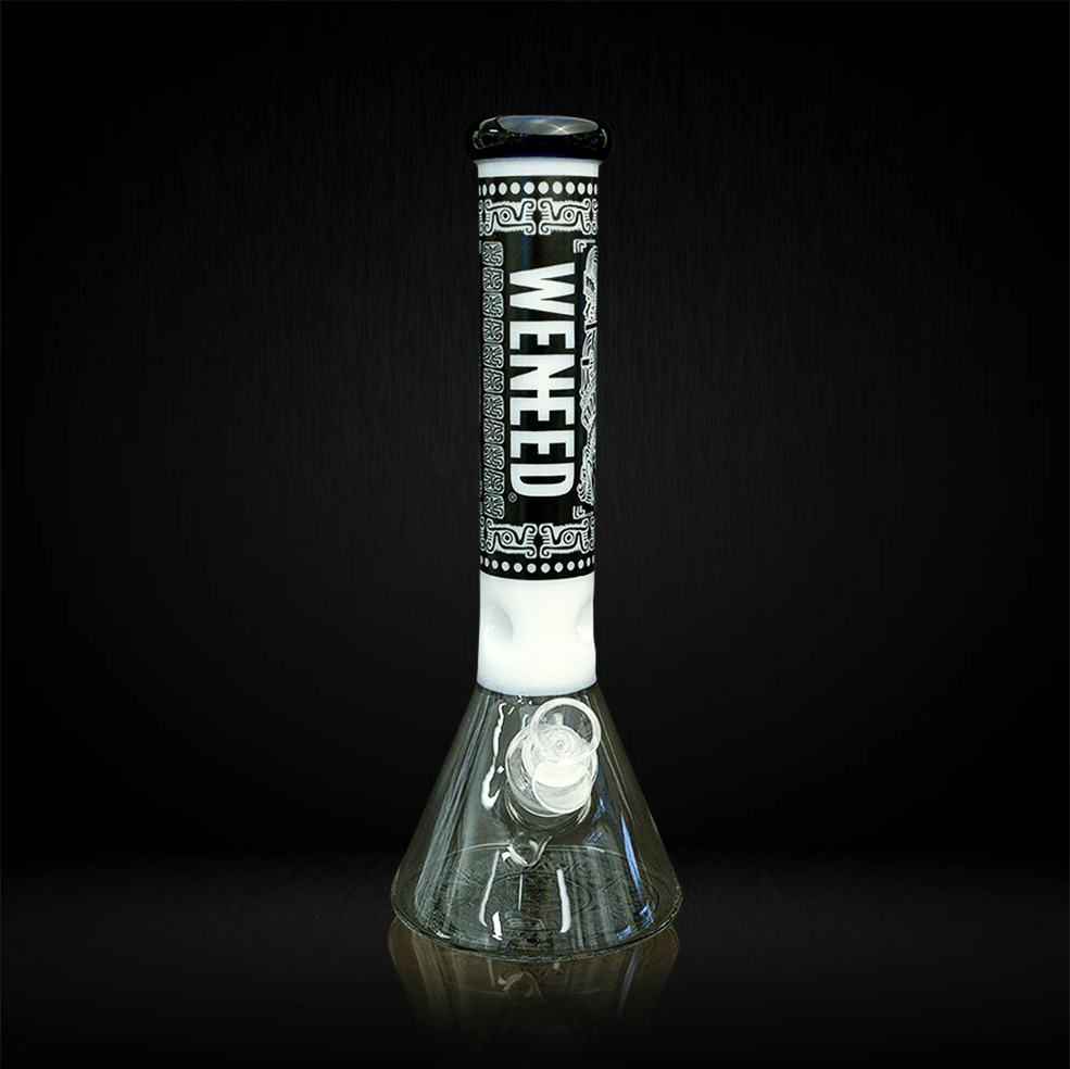 14" Frosted Aztec (7mm) WENEED Bongs Canada