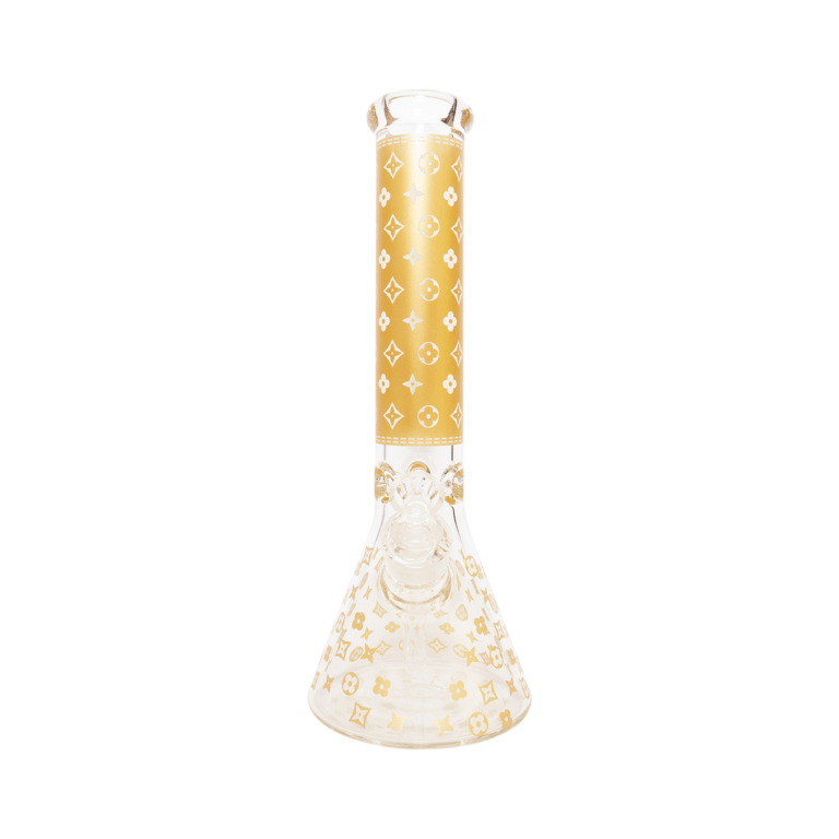 14" LV Color Beaker (7mm) - Black Bongs Canada Bongs Canada