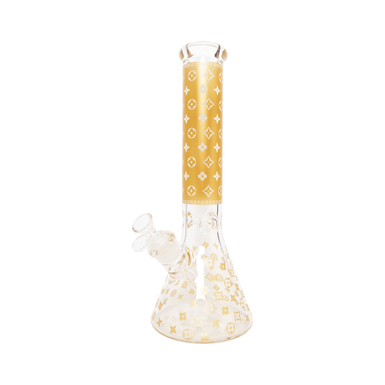14" LV Color Beaker (7mm) - Black Bongs Canada Bongs Canada