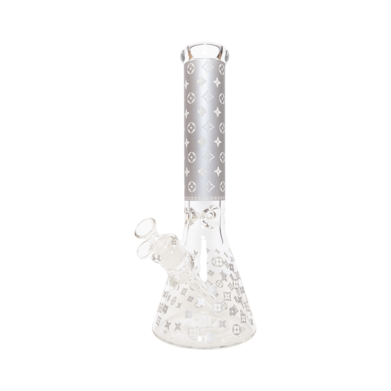 14" LV Color Beaker (7mm) - Black Bongs Canada Bongs Canada