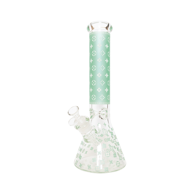14" LV Color Beaker (7mm) - Black Bongs Canada Bongs Canada