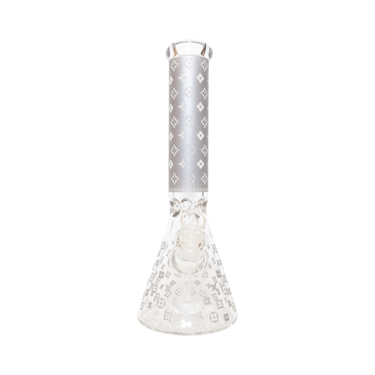 14" LV Color Beaker (7mm) - Black Bongs Canada Bongs Canada