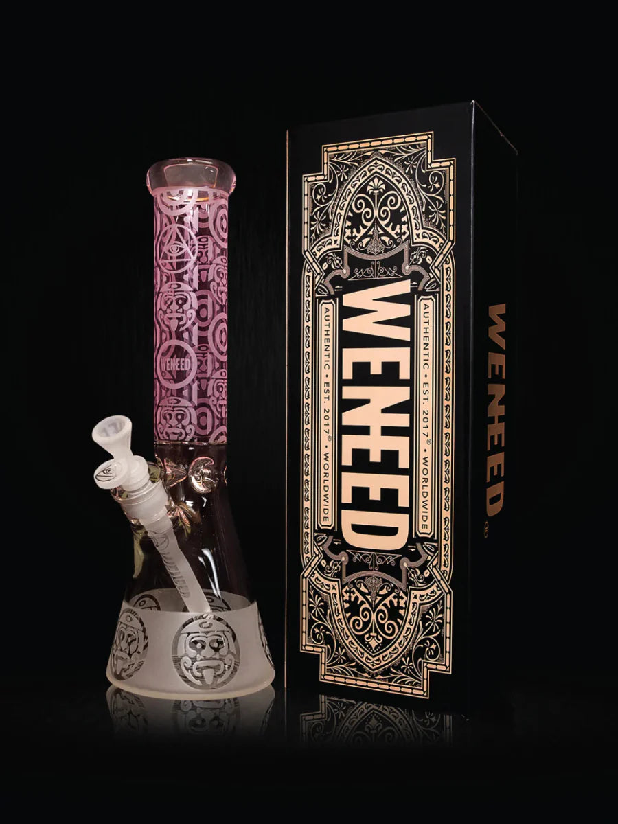 14" Tribal Warrior Beaker (7mm) simple WENEED Bongs Canada