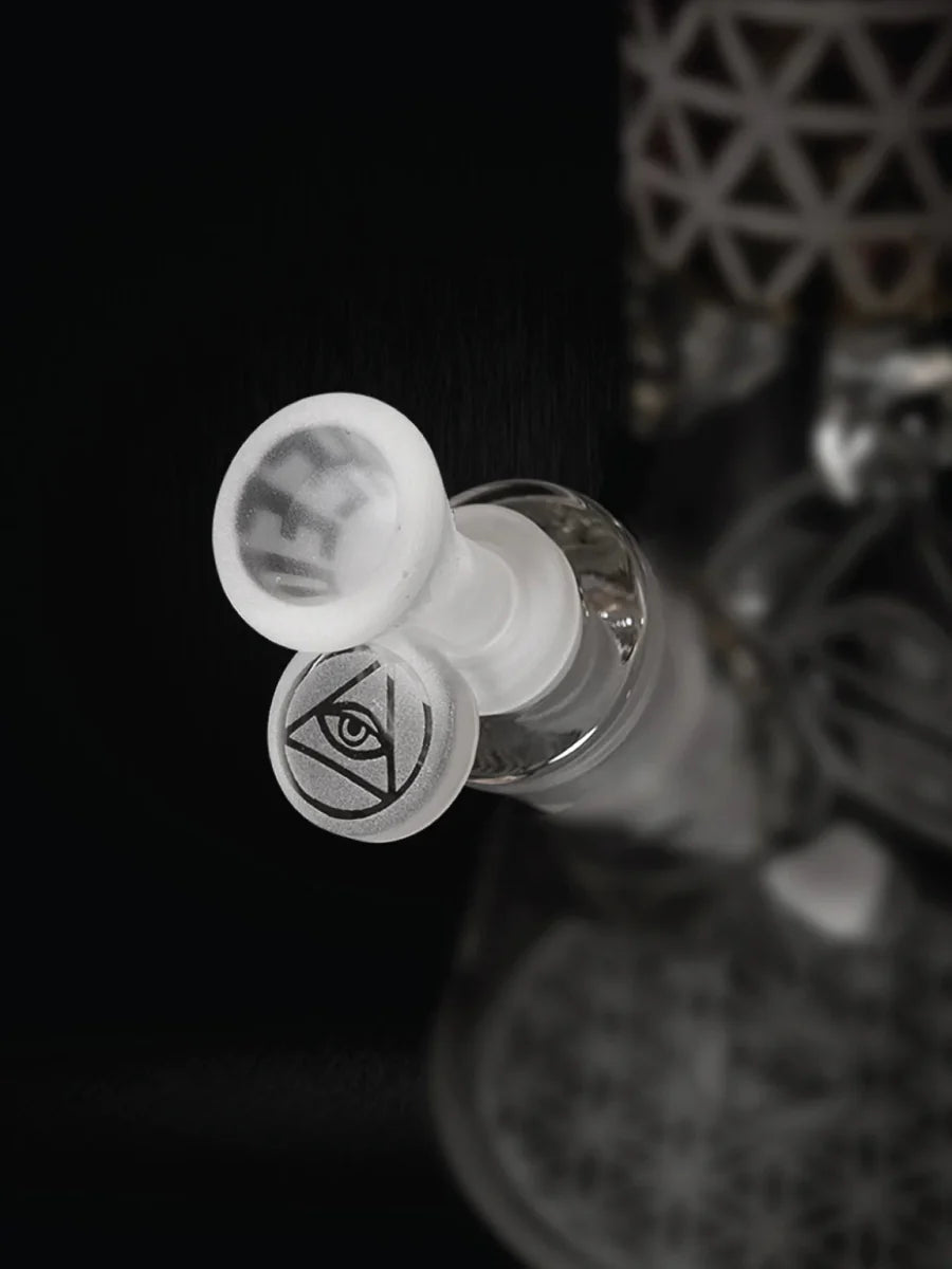 14" Vector Grid Beaker (7mm) simple WENEED Bongs Canada