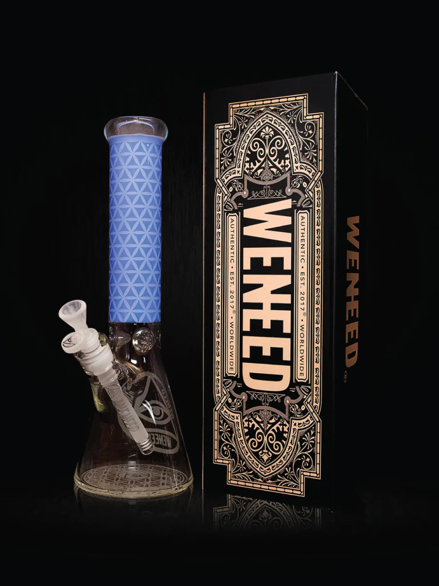 14" Vector Grid Beaker (7mm) simple WENEED Bongs Canada