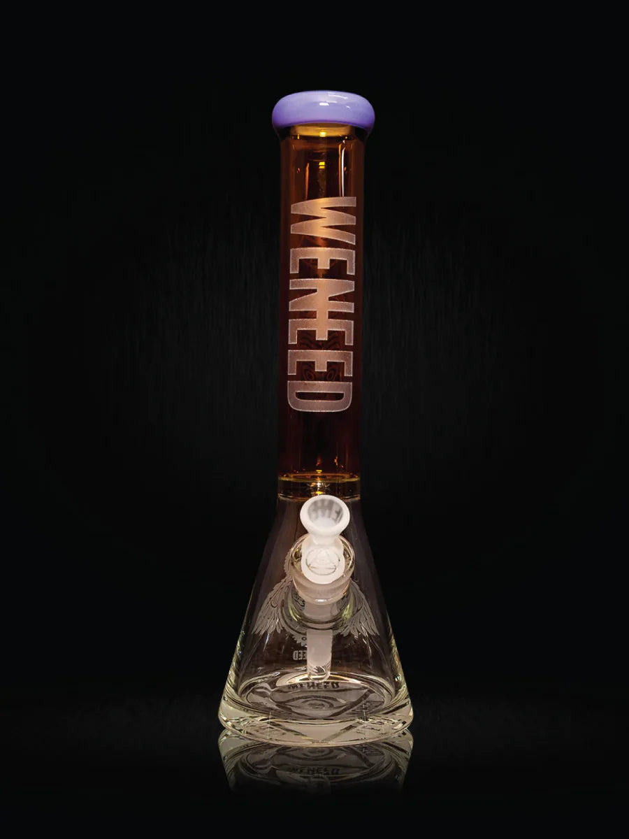 15" Skele Owl Beaker (9mm) simple WENEED Bongs Canada