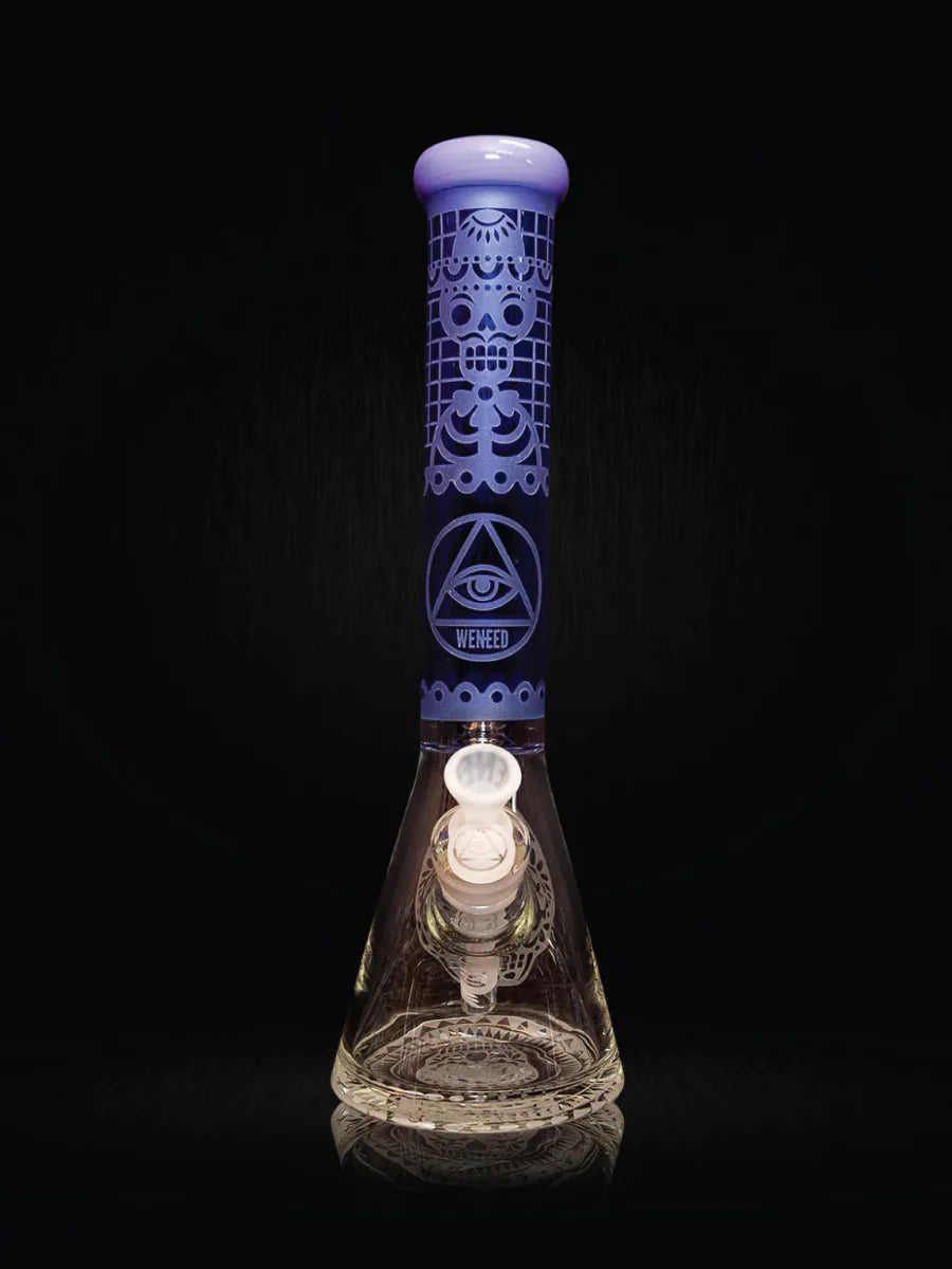 16" Memento Mori Beaker (7mm) simple WENEED Bongs Canada