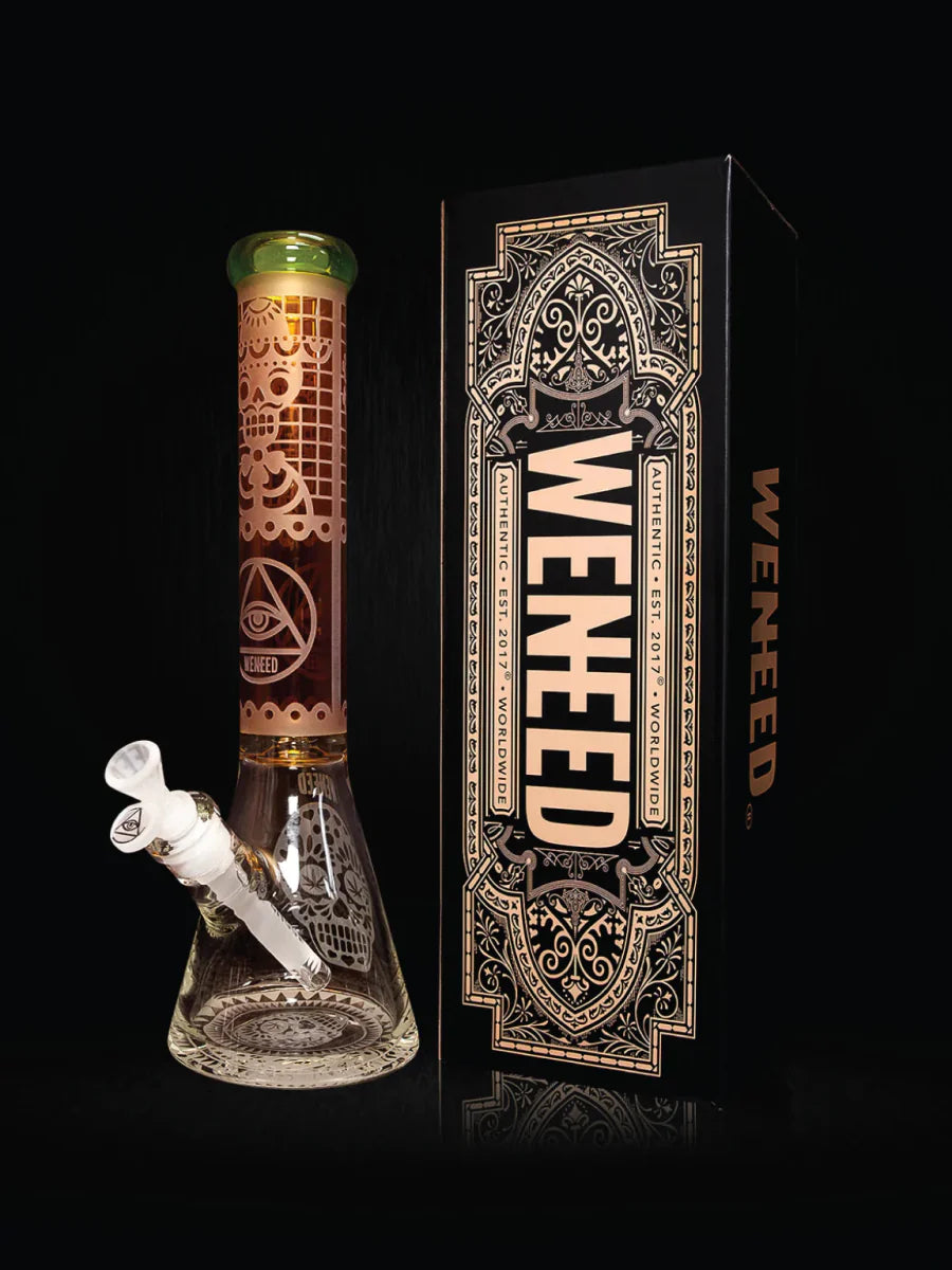 16" Memento Mori Beaker (7mm) simple WENEED Bongs Canada
