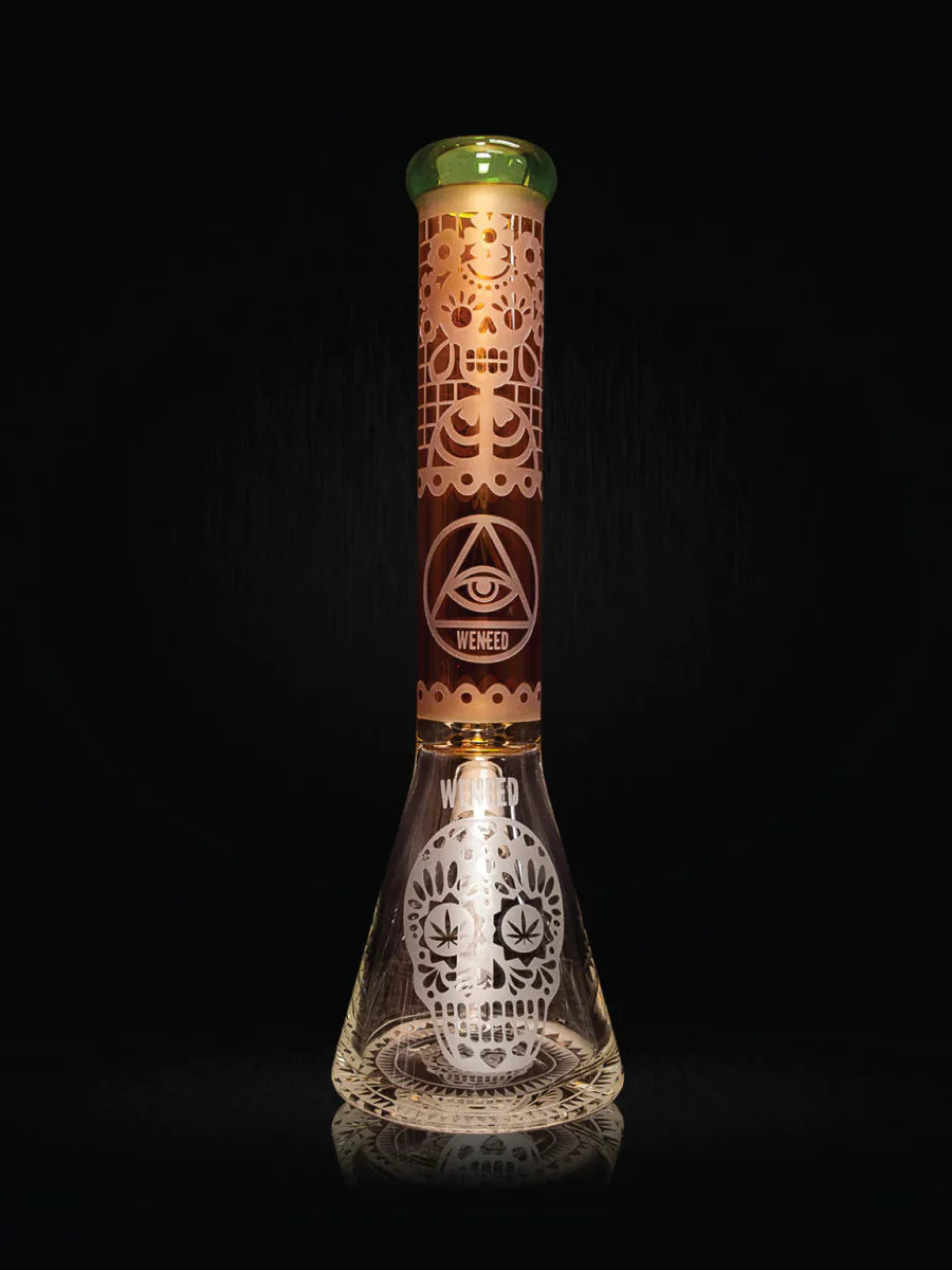 16" Memento Mori Beaker (7mm) simple WENEED Bongs Canada