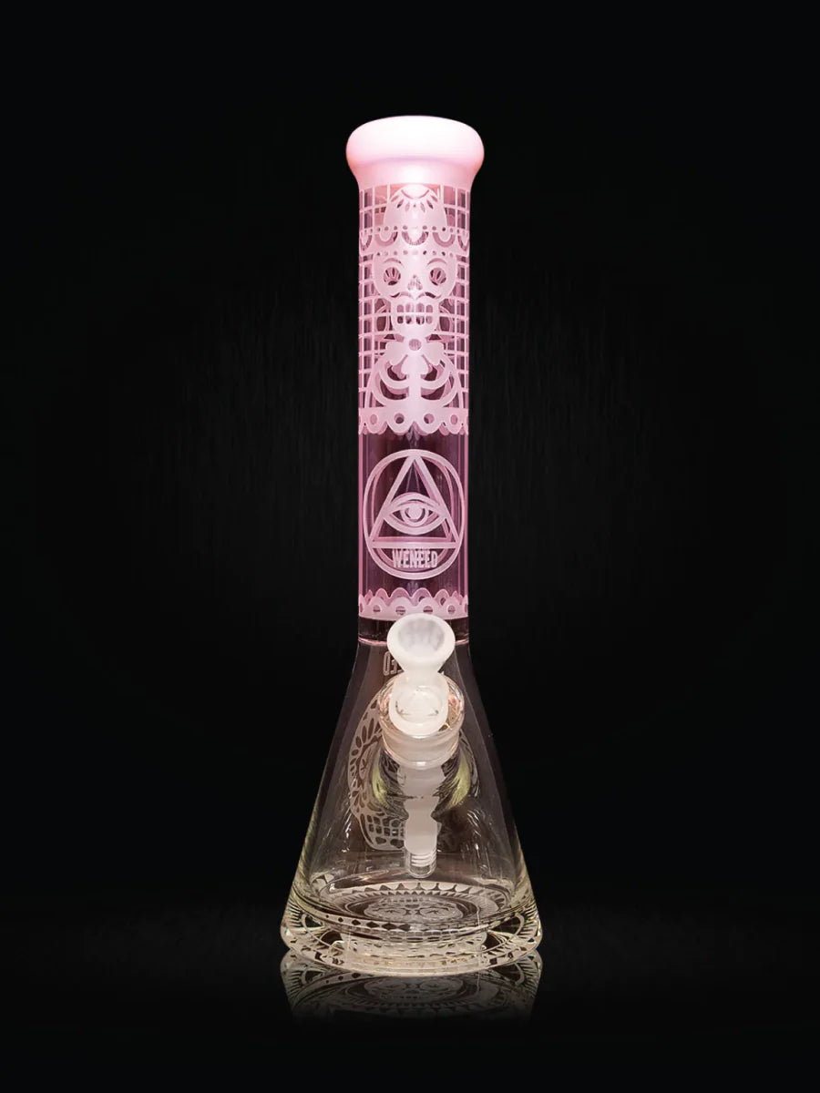 16" Memento Mori Beaker (7mm) simple WENEED Bongs Canada