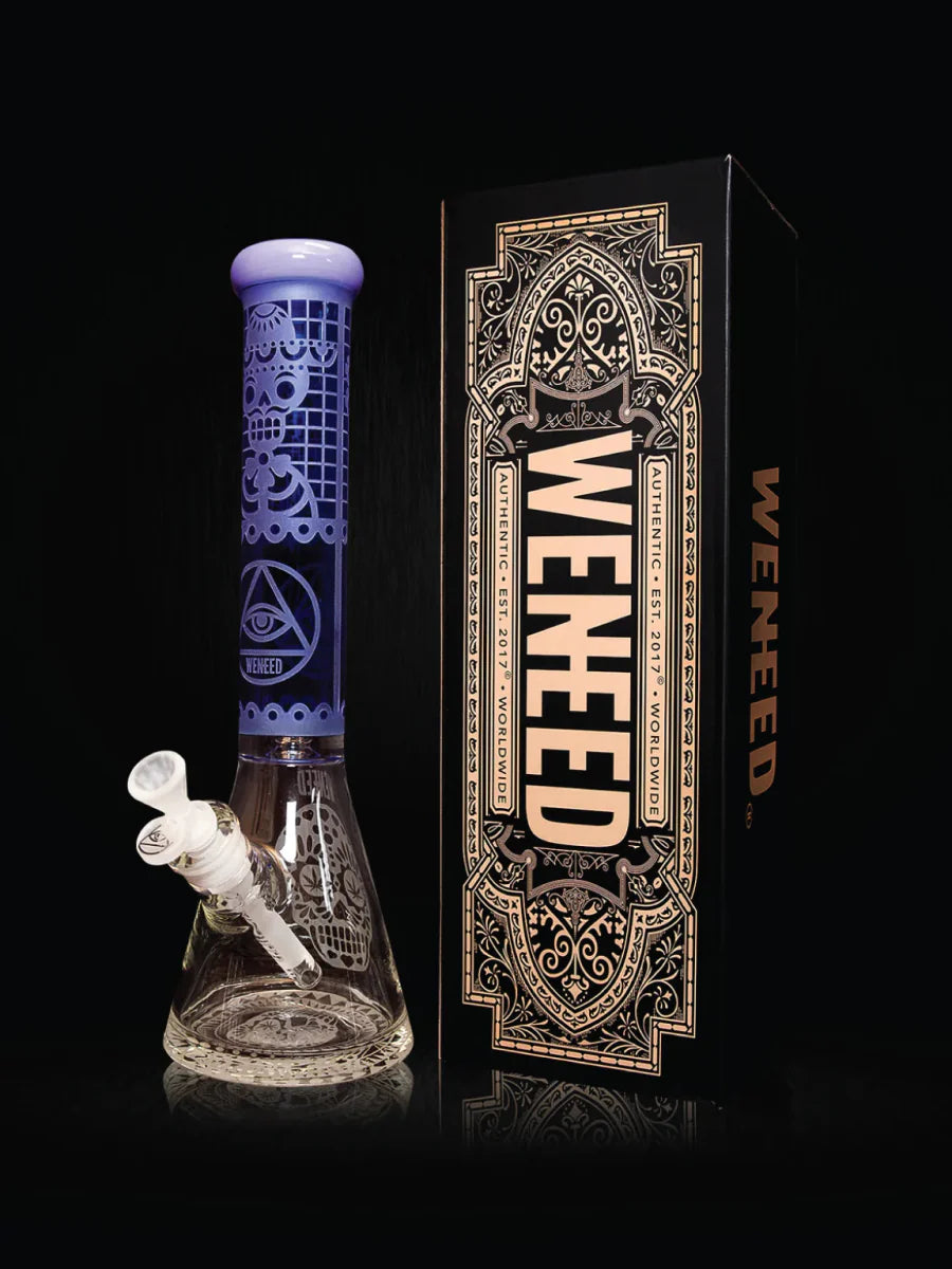 16" Memento Mori Beaker (7mm) simple WENEED Bongs Canada