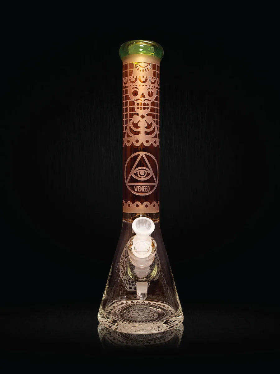 16" Memento Mori Beaker (7mm) simple WENEED Bongs Canada