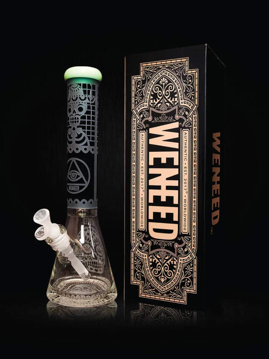 16" Memento Mori Beaker (7mm) simple WENEED Bongs Canada