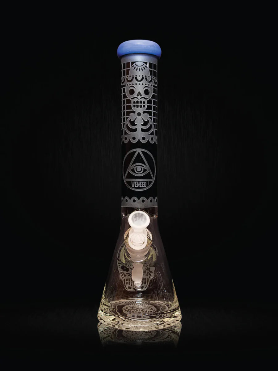 16" Memento Mori Beaker (7mm) simple WENEED Bongs Canada
