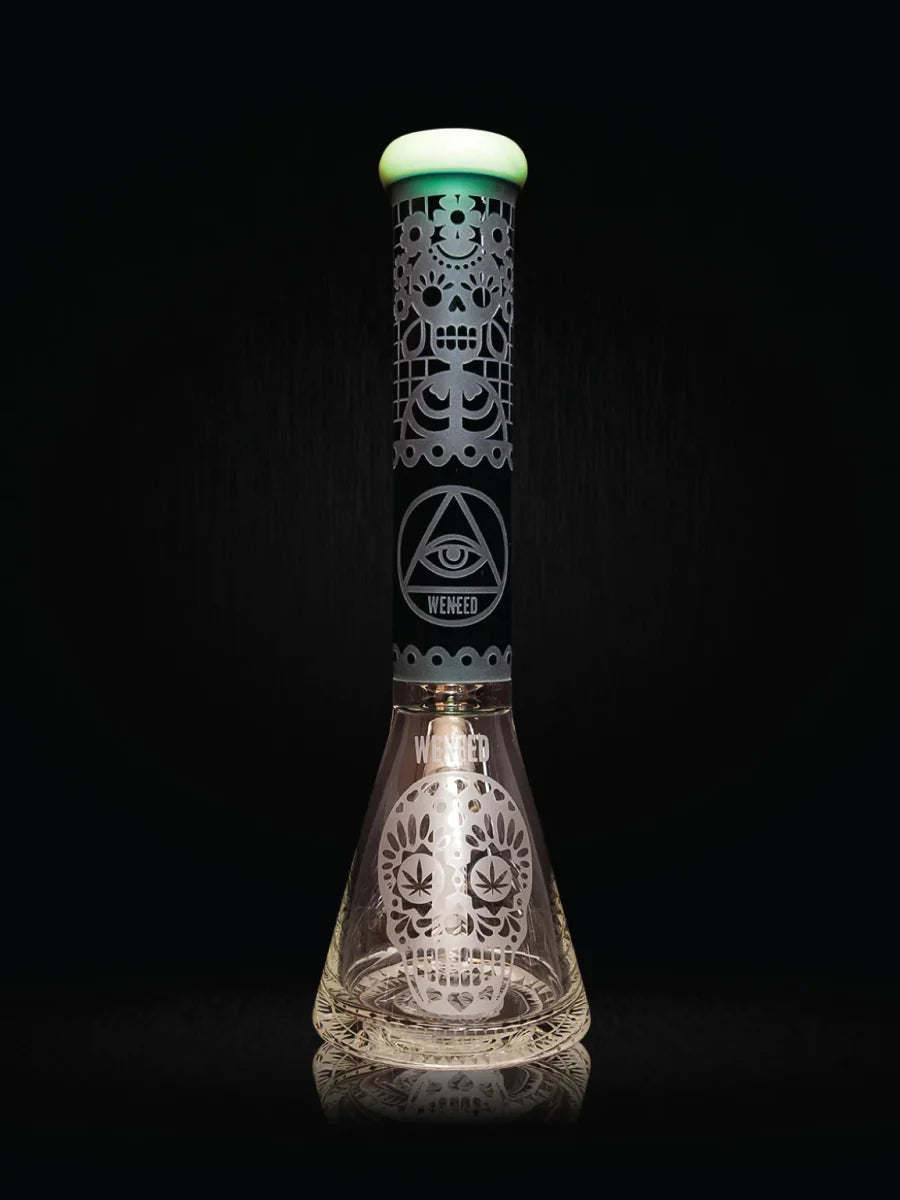 16" Memento Mori Beaker (7mm) simple WENEED Bongs Canada