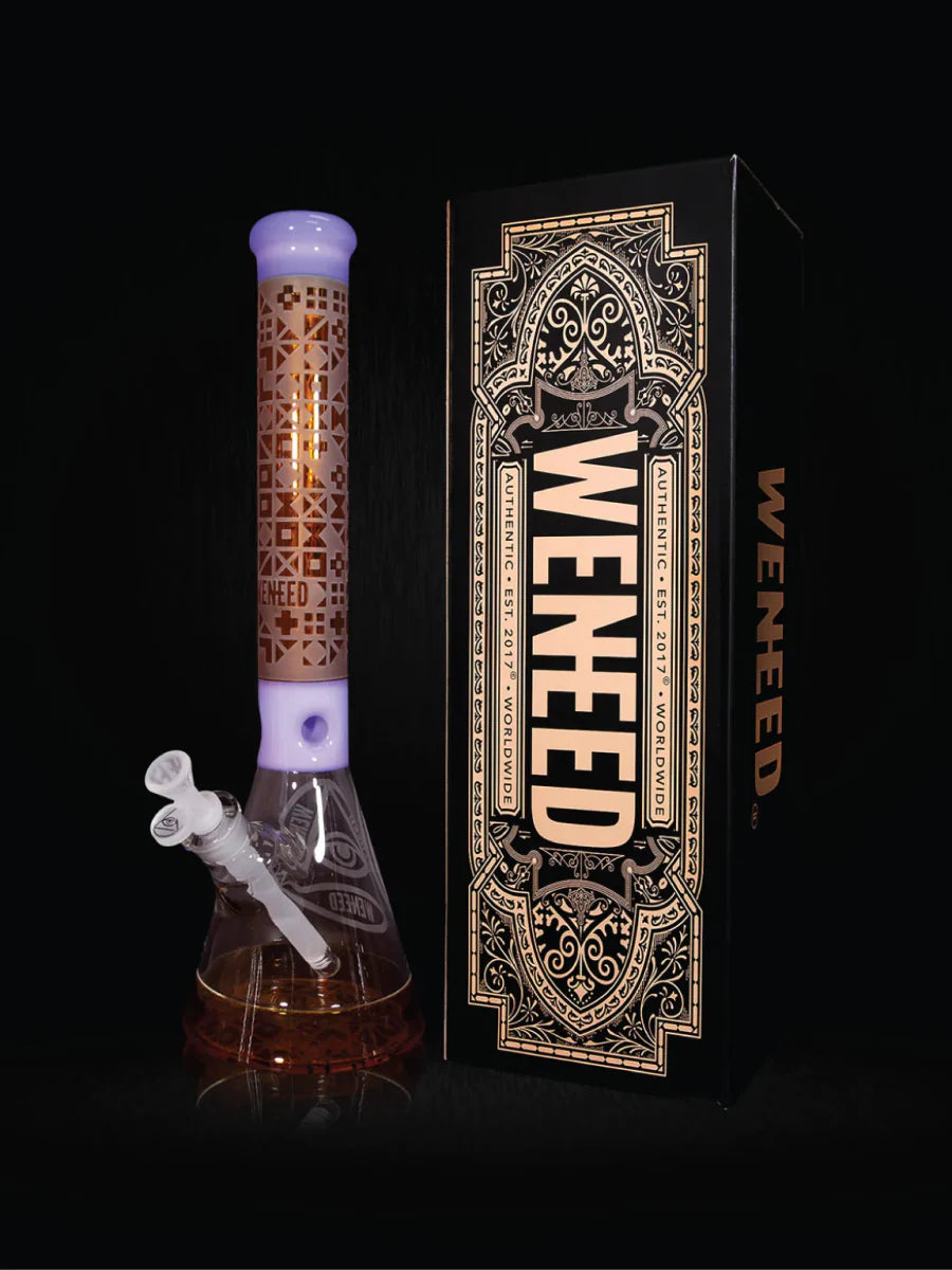 18" Cipher Text Beaker (7mm) simple WENEED Bongs Canada
