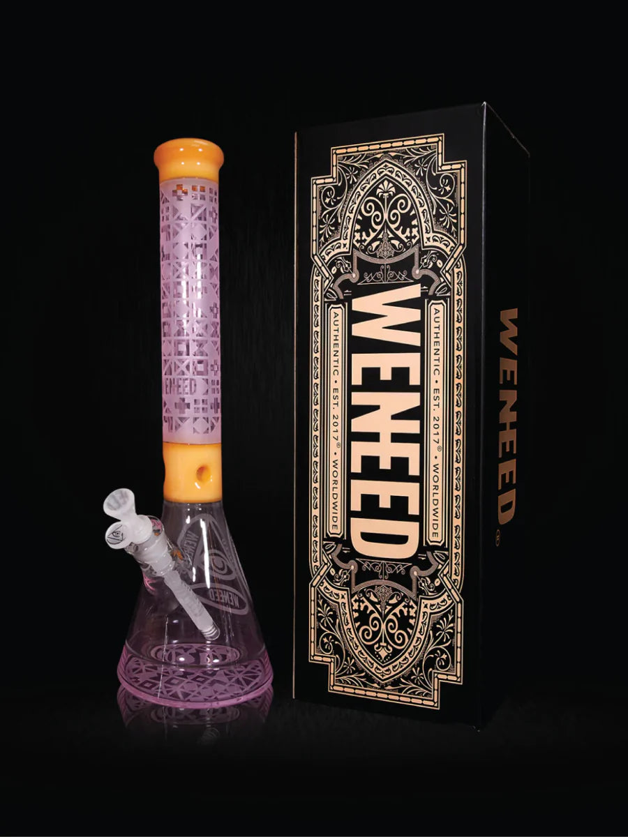 18" Cipher Text Beaker (7mm) simple WENEED Bongs Canada