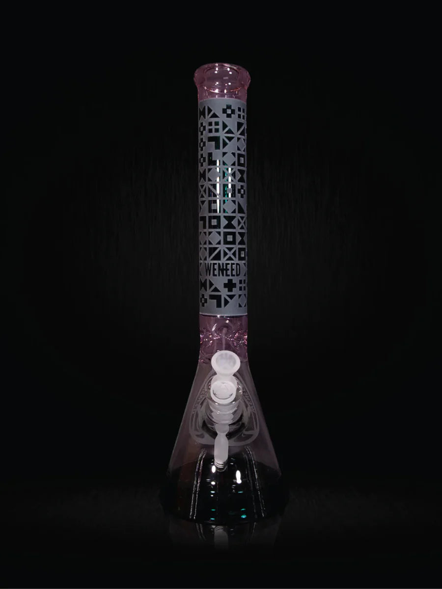 18" Cipher Text Beaker (7mm) simple WENEED Bongs Canada
