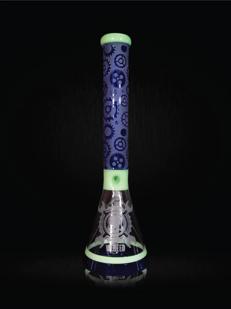18" High Gear Beaker (7mm) simple WENEED Bongs Canada