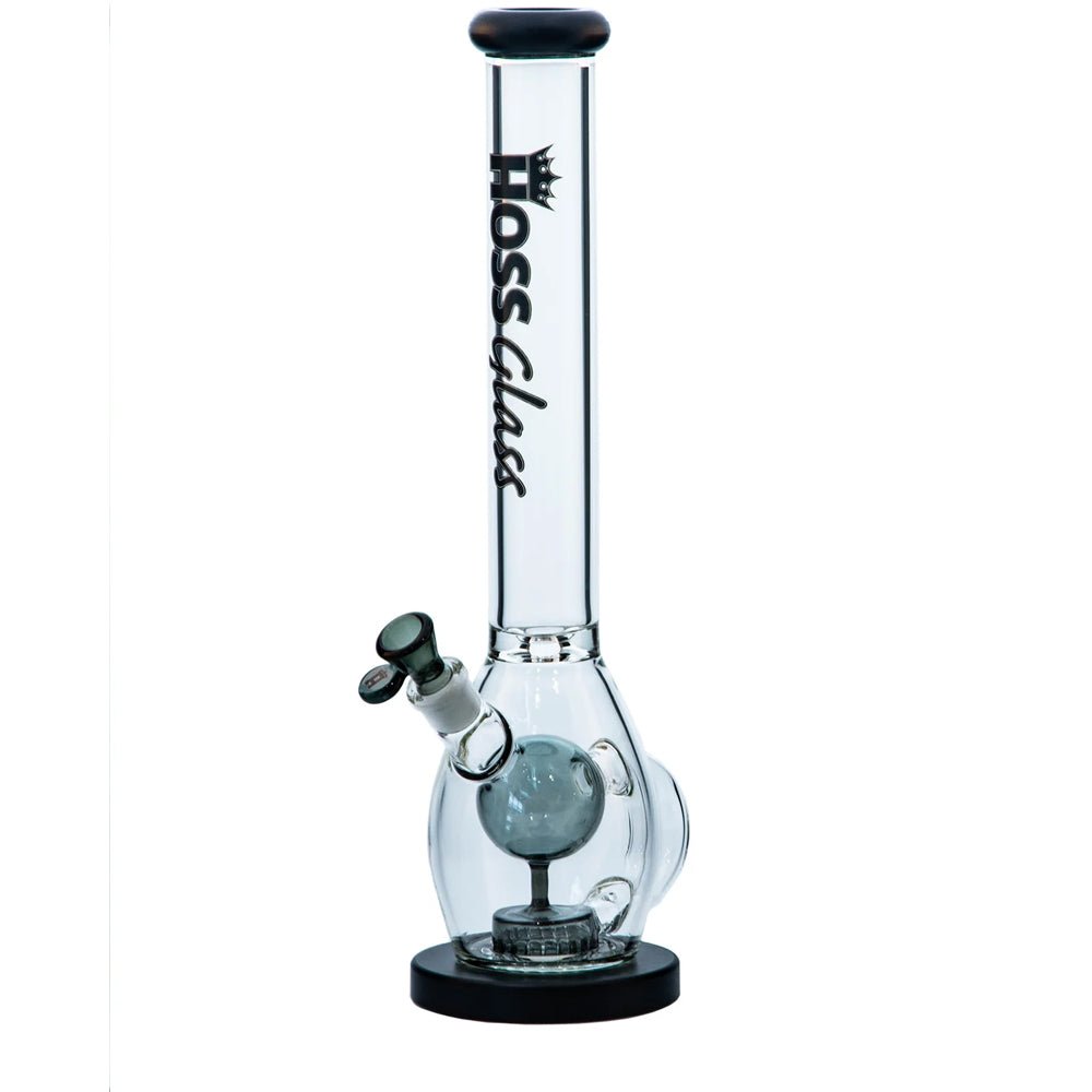 18" Hoss Glass H526 - Bowling Pin Percolator Removable Beaker Bong Hoss Glass Bongs Canada
