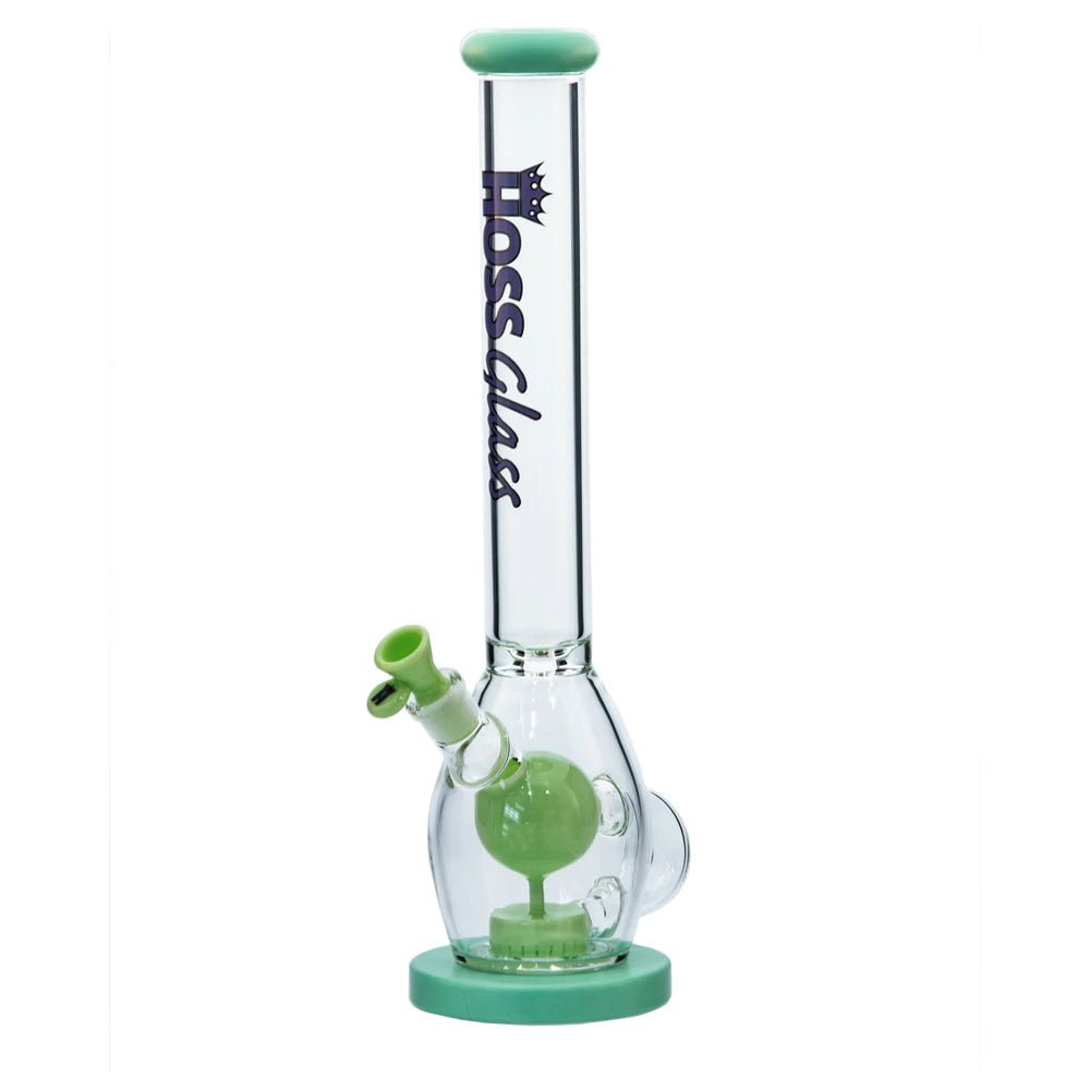 18" Hoss Glass H526 - Bowling Pin Percolator Removable Beaker Bong Hoss Glass Bongs Canada