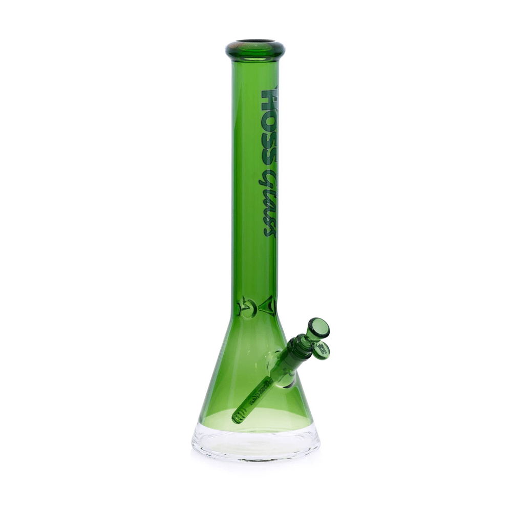 18" Hoss H067 (5mm) - Colored Beaker Hoss Glass Bongs Canada