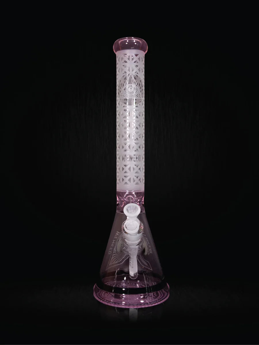 18" Illuminati Tower Beaker (7mm) simple WENEED Bongs Canada