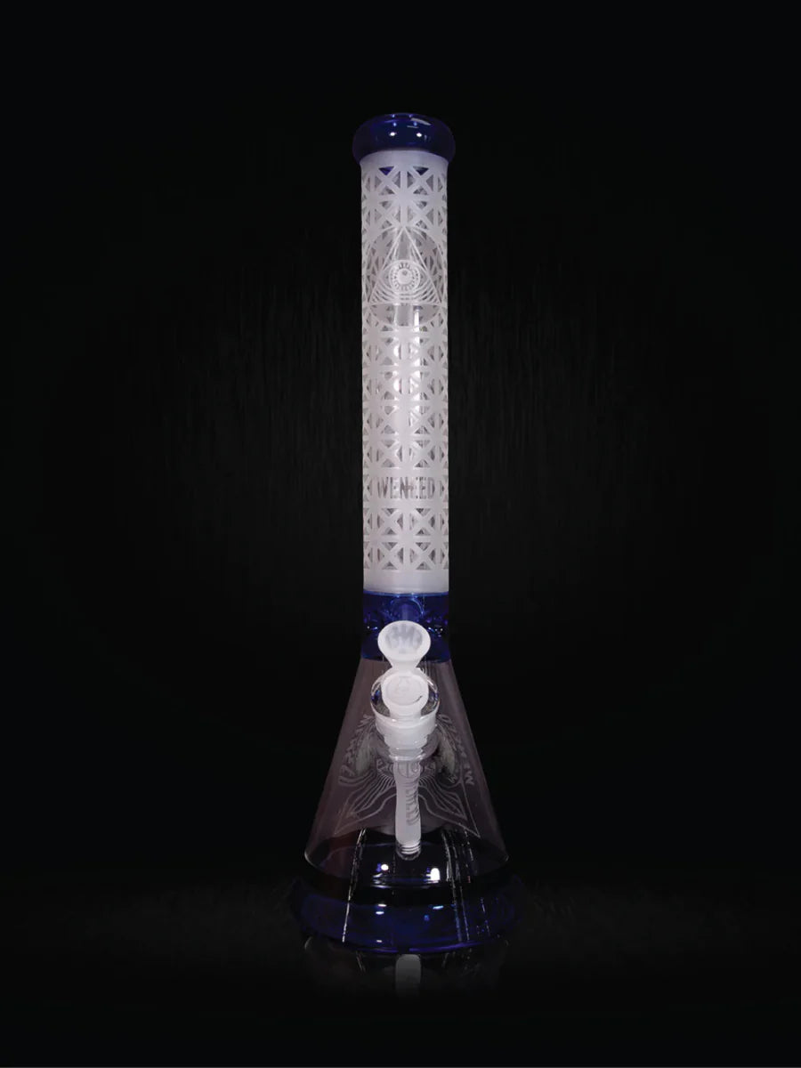 18" Illuminati Tower Beaker (7mm) simple WENEED Bongs Canada