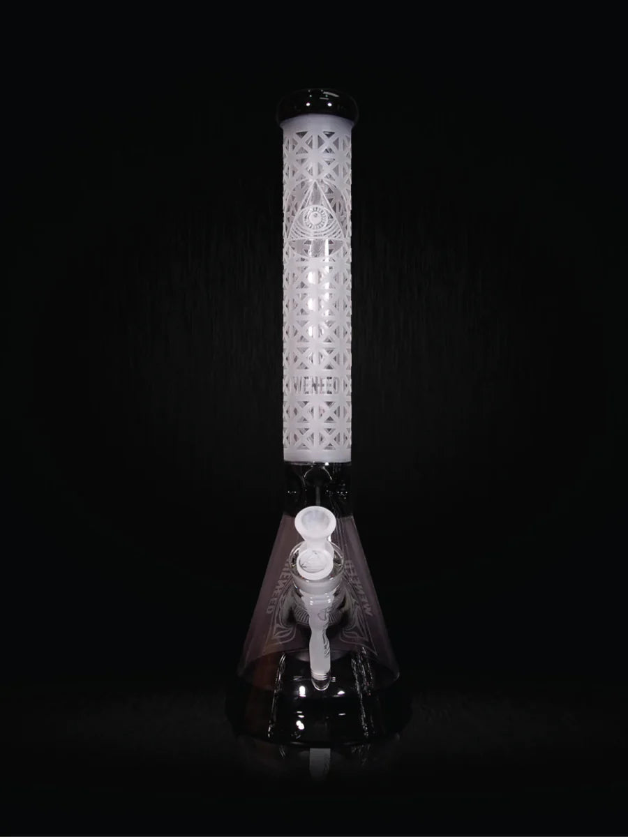 18" Illuminati Tower Beaker (7mm) simple WENEED Bongs Canada