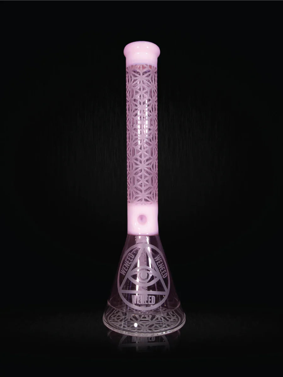 18" Lattice Web Beaker (7mm) simple WENEED Bongs Canada