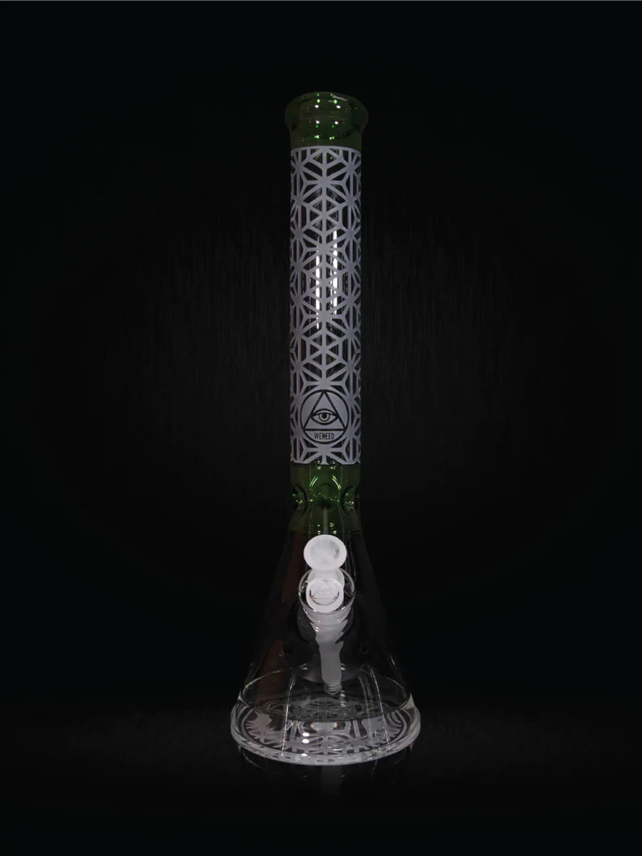 18" Lattice Web Beaker (7mm) simple WENEED Bongs Canada
