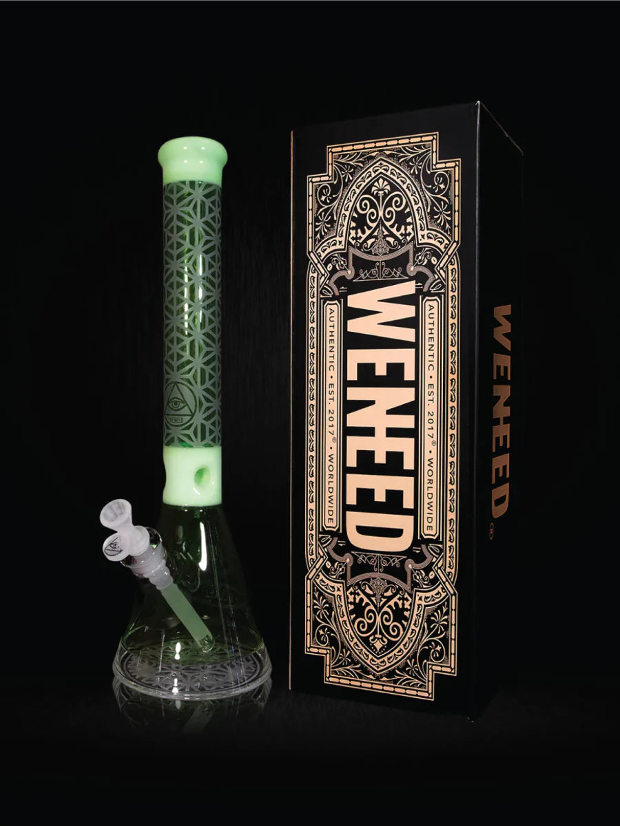 18" Lattice Web Beaker (7mm) simple WENEED Bongs Canada