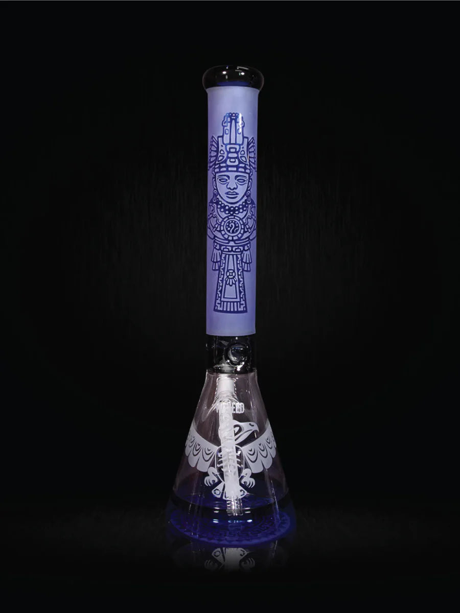 18" Mayan King Beaker (7mm) simple WENEED Bongs Canada