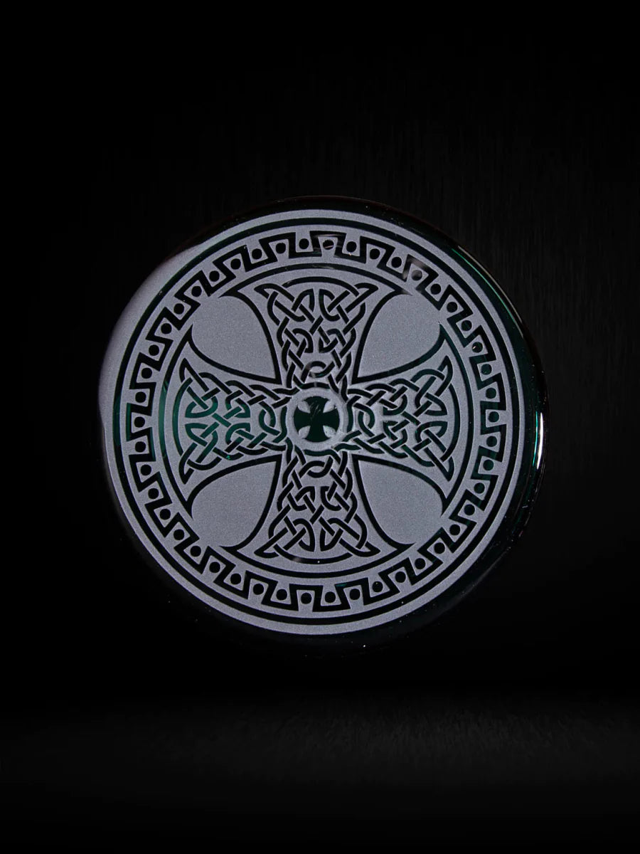 18" Transparent Crucifix Beaker (7mm) simple WENEED Bongs Canada