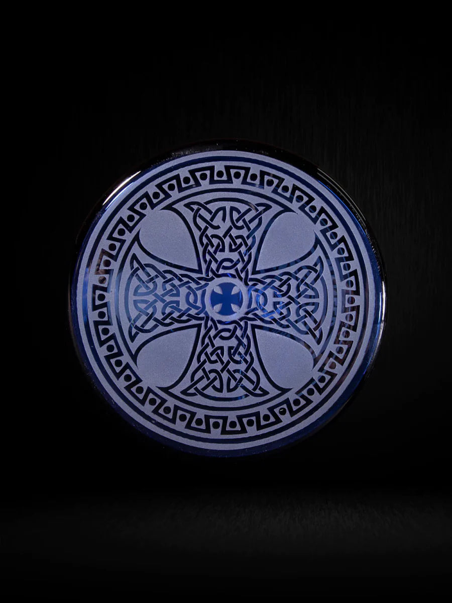 18" Transparent Crucifix Beaker (7mm) simple WENEED Bongs Canada