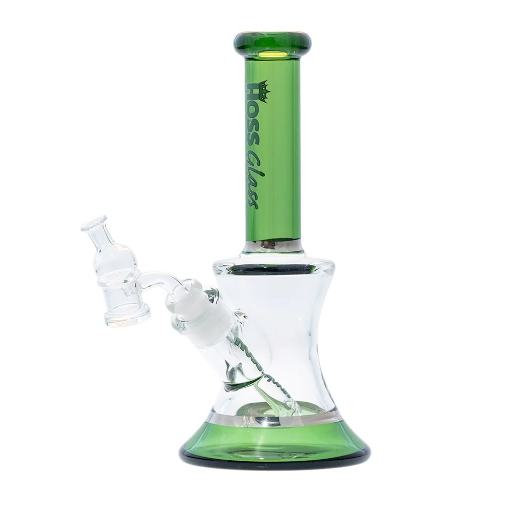 7.5" Hoss Glass H520 Mini Hourglass Rig - Dab Rig Hoss Glass Bongs Canada
