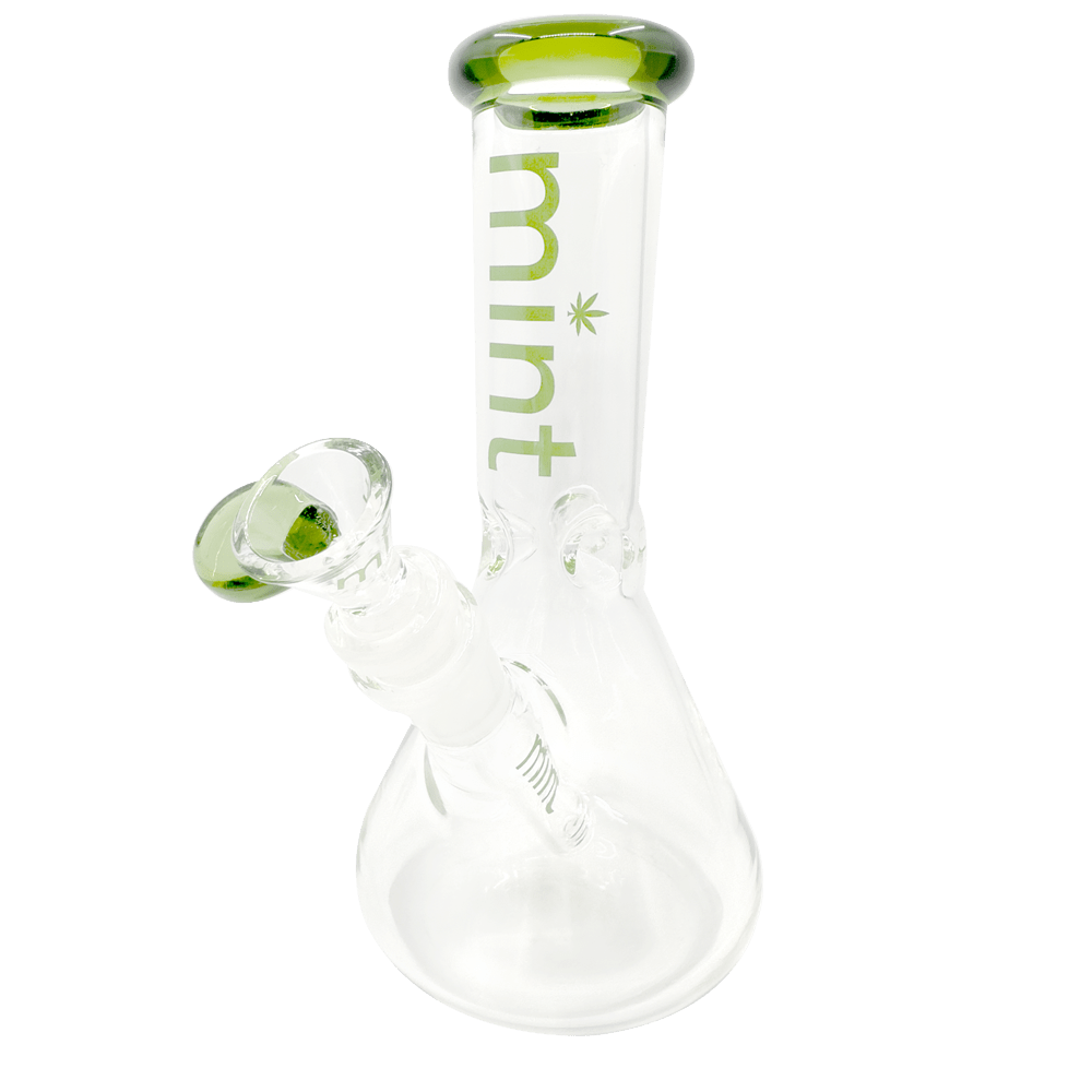 8" Mint Stubby Beaker Bong Mint Glass Bongs Canada