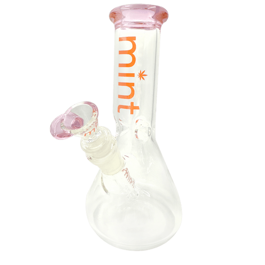8" Mint Stubby Beaker Bong Mint Glass Bongs Canada
