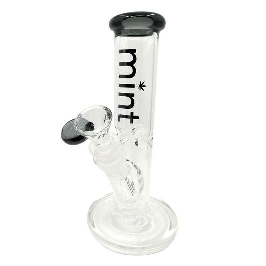 8" Mint Stubby Straight Tube Bong Mint Glass Bongs Canada