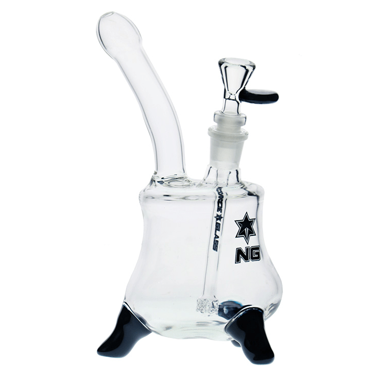 9” YN1129 Cauldron Bubbler (5mm) Nice Glass Bongs Canada