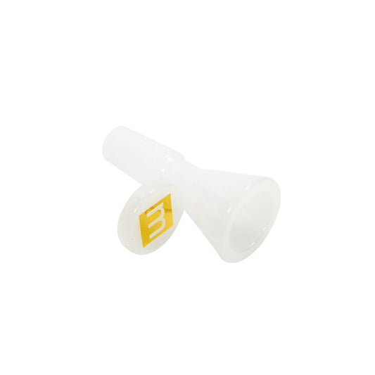 Cone Bong Bowl - Milk White - Mint Glass