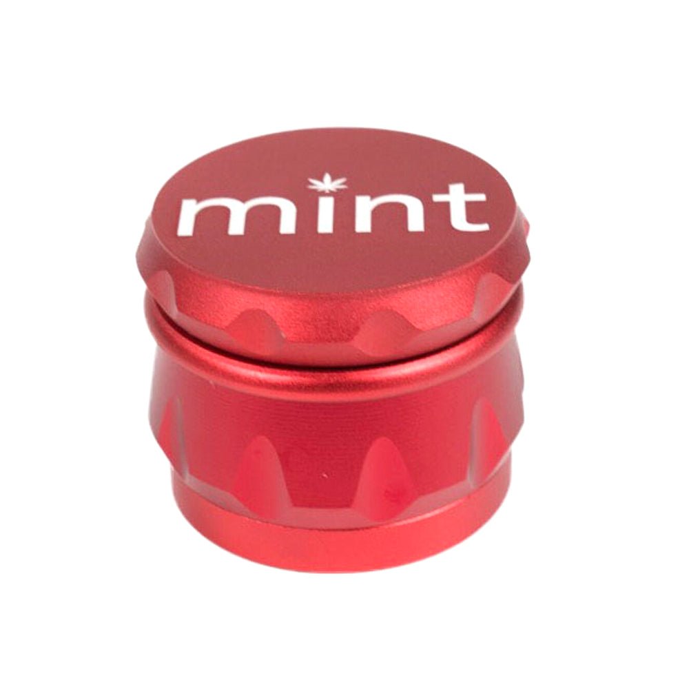 Big Minty - Red simple Mint Glass Bongs Canada